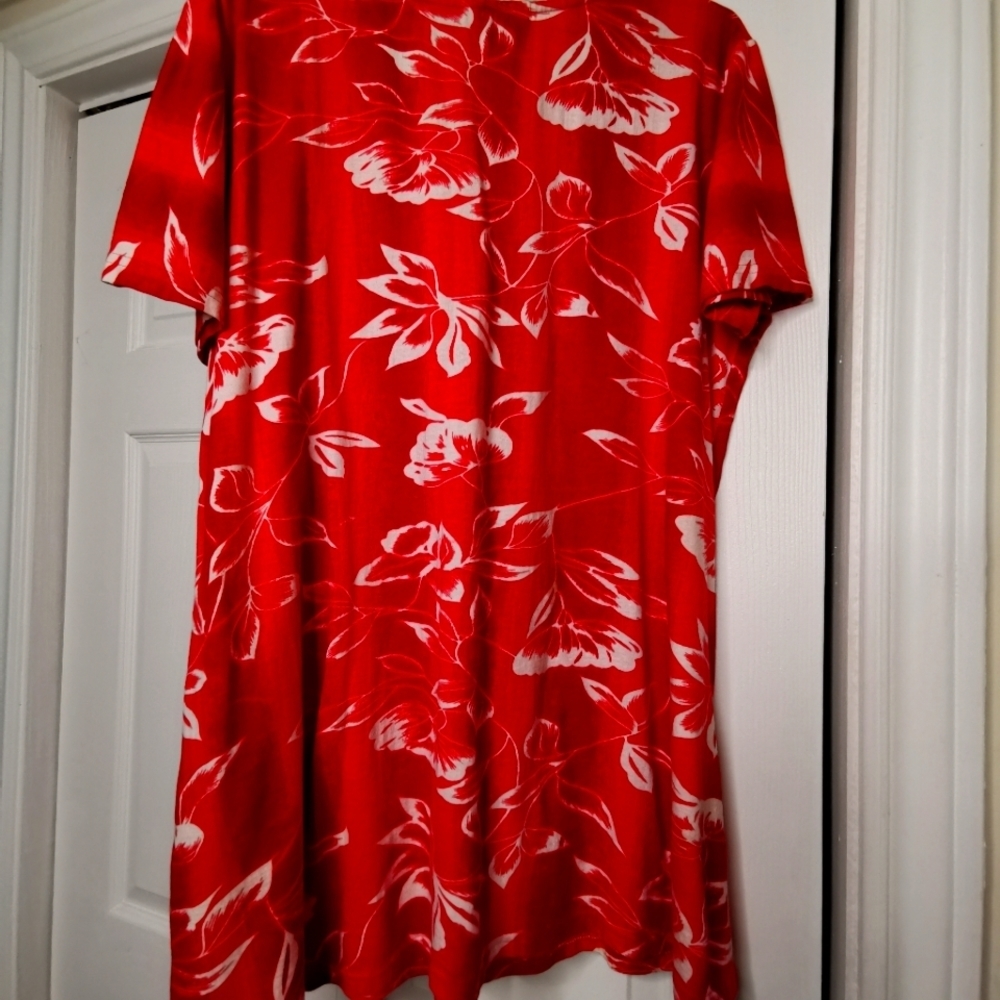 Coral Bay Orange tunic top